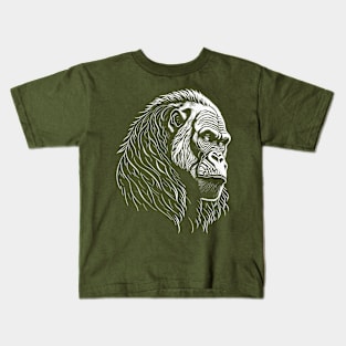 Gorilla in white Kids T-Shirt